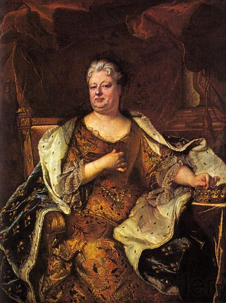 Hyacinthe Rigaud Duchess of Orleans France oil painting art